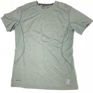 Men’s Nike pro combat compression tee grey